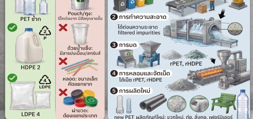 ข้อดีของพลาสติกรีไซเคิล ช่วยลดต้นทุนและรักษ์โลกได้จริงไหม